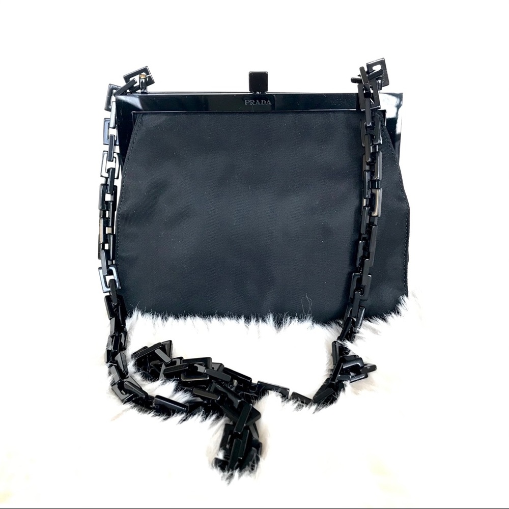 PRADA Vintage Chain Link Shoulder Bag